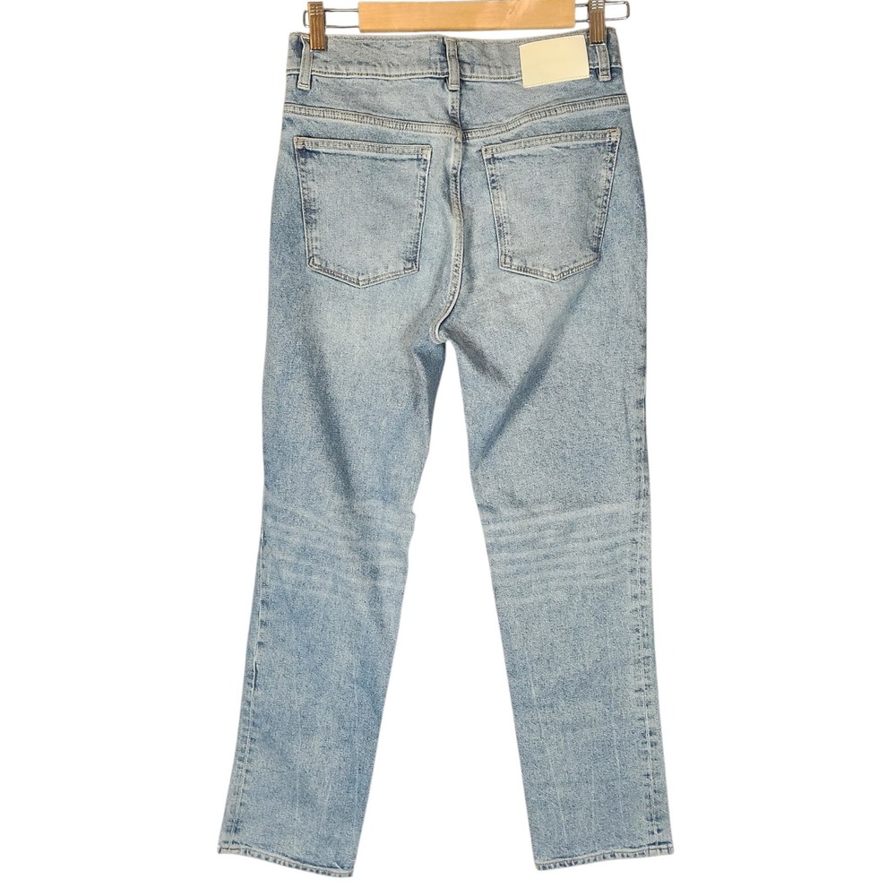 DL1961 Patti Straight Jeans Size 27 Light Blue High Rise Vintage Wash - Picture 2 of 10